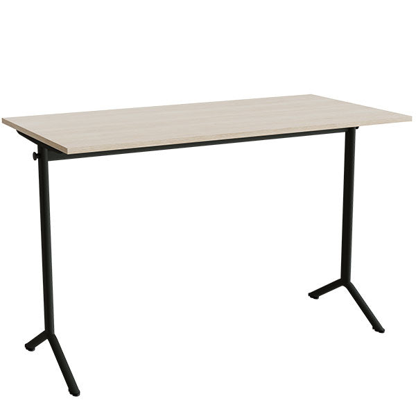 Bord Atlas 1130  1400x700mm  Eg Højtrykslaminat  Sortolivent Stel