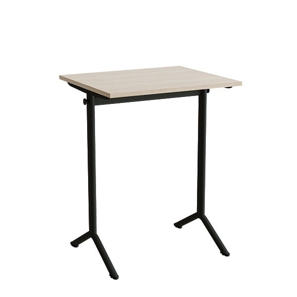 Bord Atlas 1130  700x600mm  Eg Højtrykslaminat  Sortolivent Stel
