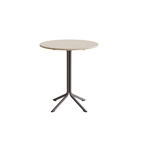 Bord Atlas 1133 ø800x900mm  Hvidpigmenteret Eg Med Gråt Understel