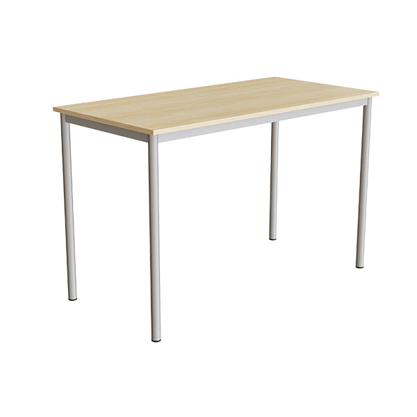 Bord Combi 200  1400x700 Mm Højde 900 Mm Birk Laminat På Alugråt Understel