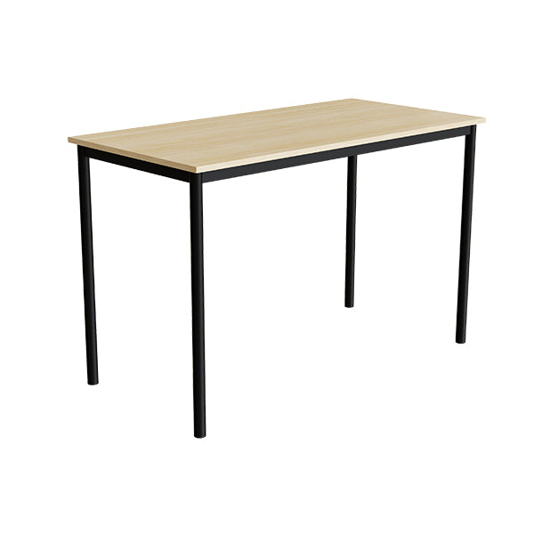 Bord Combi 200  1400x700 Mm Højde 900 Mm Lyddæmpende Birk Laminat På Sort Understel