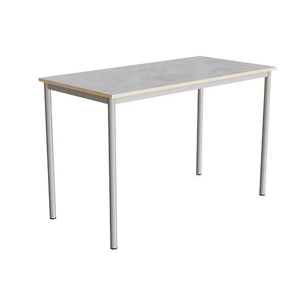 Bord Combi 200  1400x700 Mm Højde 900 Mm Lys Grå Linoleum På Alugråt Understel