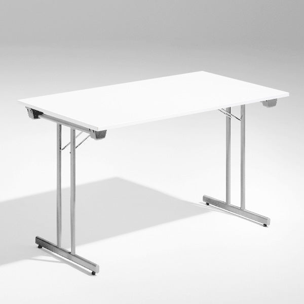 Bord Dinner  Hvid 1200x800 Mm  Alugråt Understel