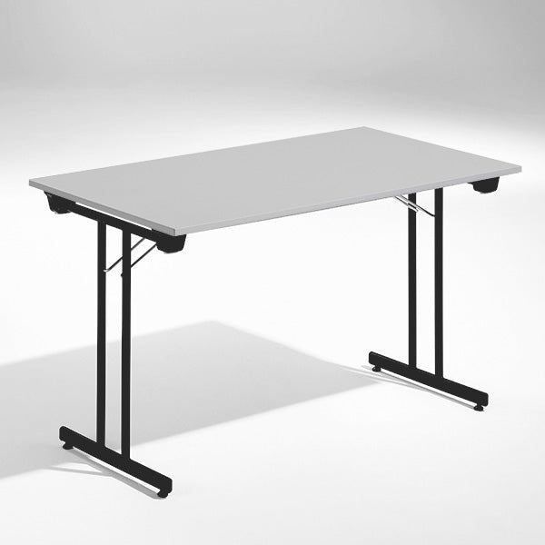 Bord Dinner  Lys Grå 1200x800 Mm  Sort Understel