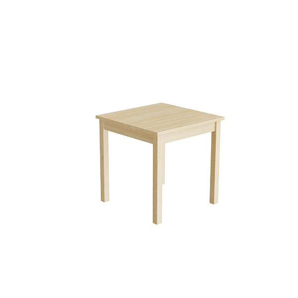 Bord Lovis 601  600x600 Mm Højde 600 Mm Med Lyddæmpende Birk Laminat  Birk Understel