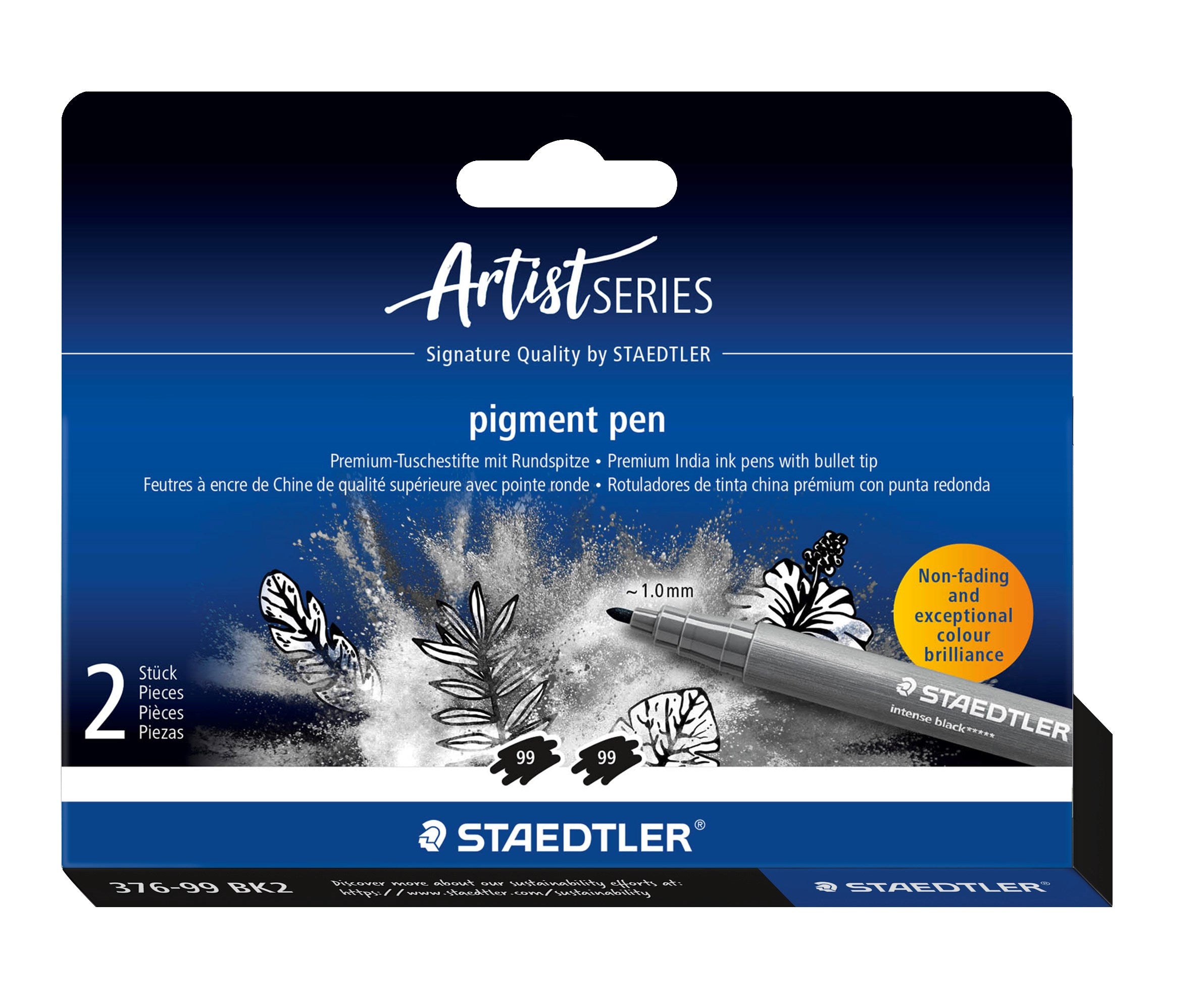 Brush Pen Pigment Arts Intens Sort
