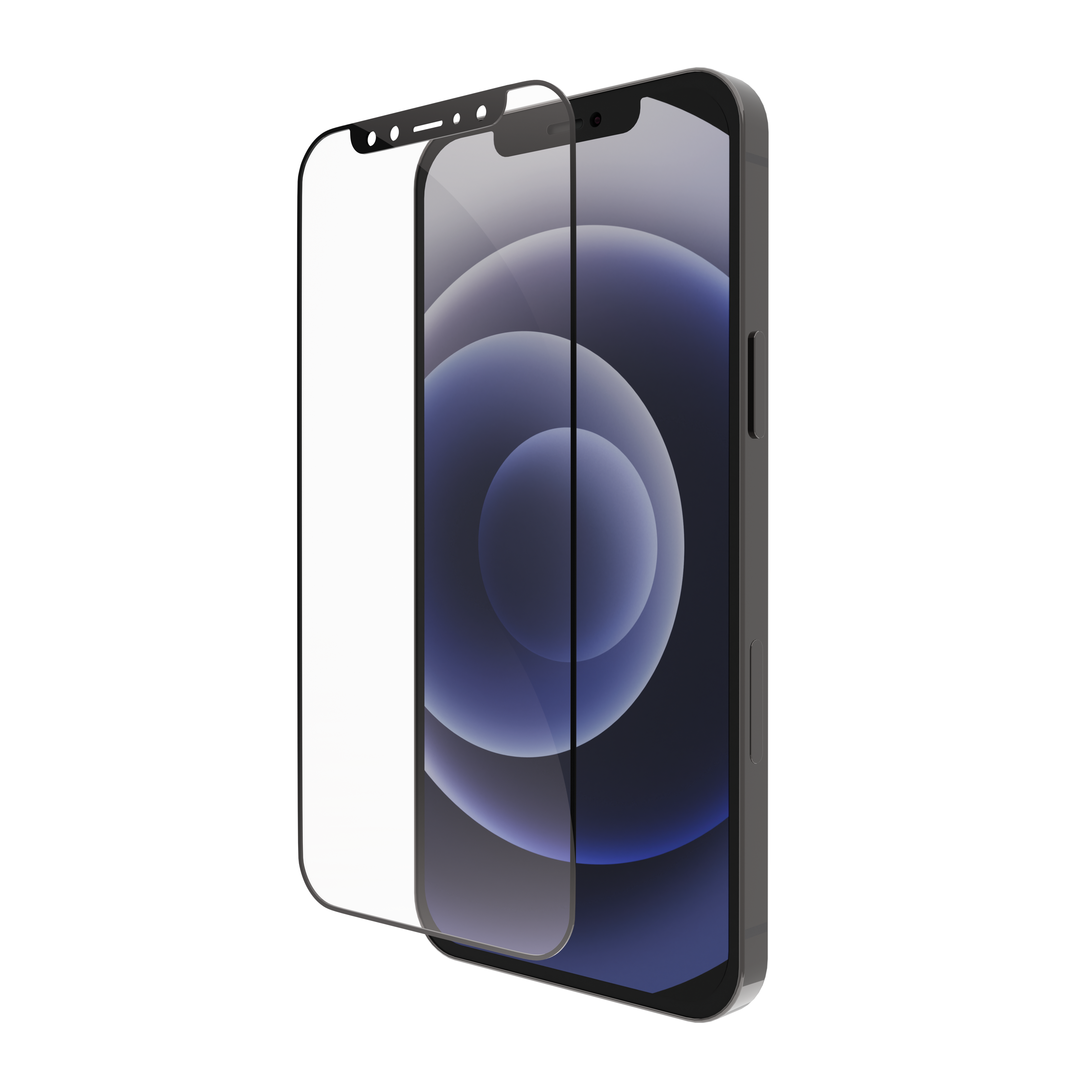 Bulk Eco-shield Iphone 12  Black Edge