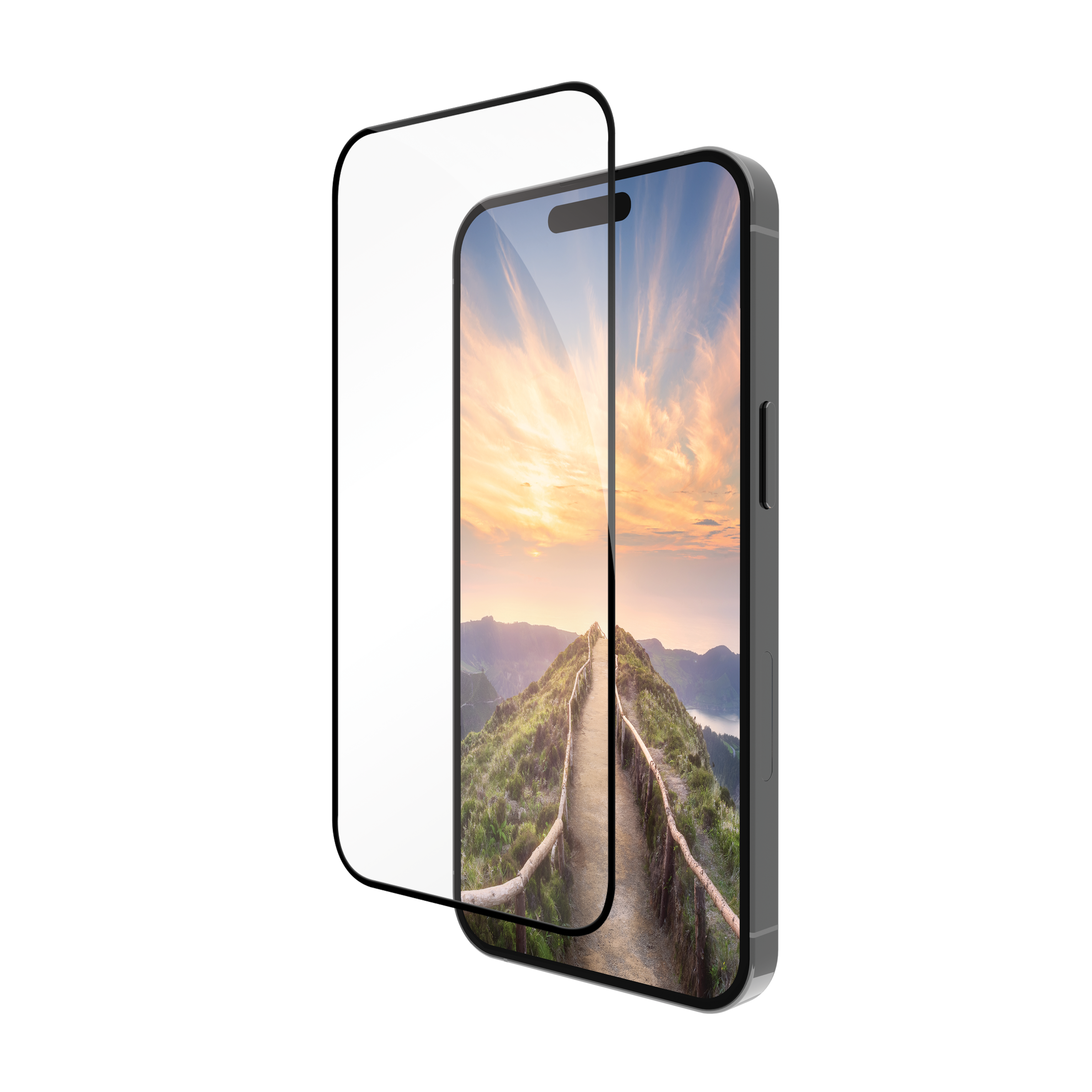 Bulk Eco-shield Iphone 15 16 Black Edge