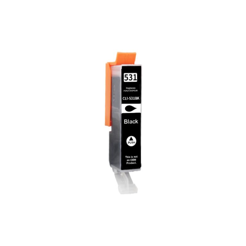 Canon Cli-531bk Sort Blækpatron 400 Sider Kompatibel 6118c001