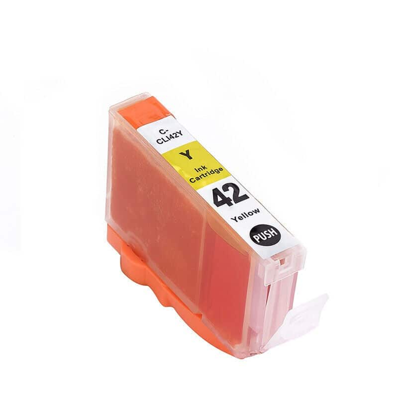 Canon Cli-42y Gul Blækpatron 13ml 6387b001 Kompatibel