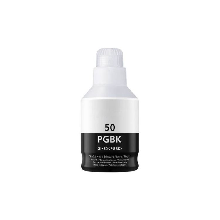 Canon Gi-50bk Sort Refill 170 Ml 3386c001 Kompatibel