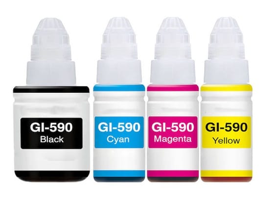 Canon Gi-590 Bk- - -  Blækrefill 345 Ml Kompatibel Gi-590   Stk