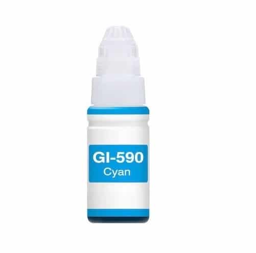Canon Gi-590c Cyan Blækrefill 70 Ml Kompatibel 1604c001