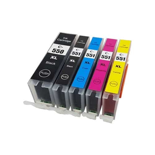 Canon Pgi-550    Cli-551    Farver Pbk-bk- - -  Kompatibel Pgi-550  77 Ml