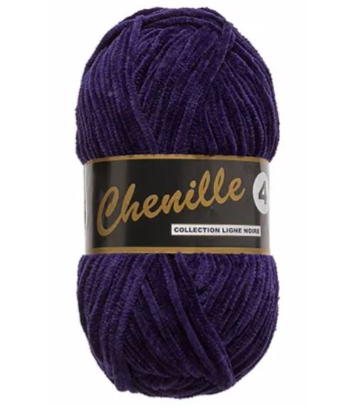 Chenille    Mørk Lilla  50    Nr  64
