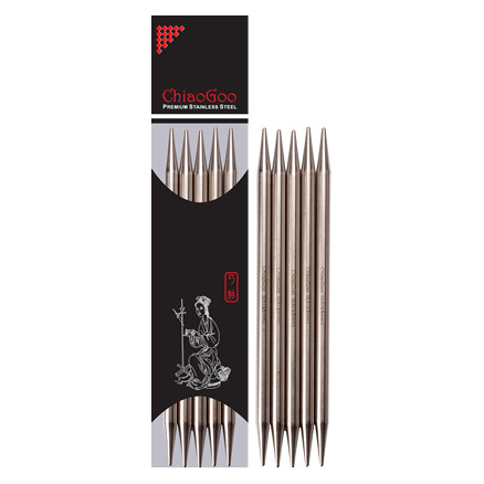 Chiaogoo Strømpepinde Rustfrit Kirurgisk Stål 20 Cm     Mm