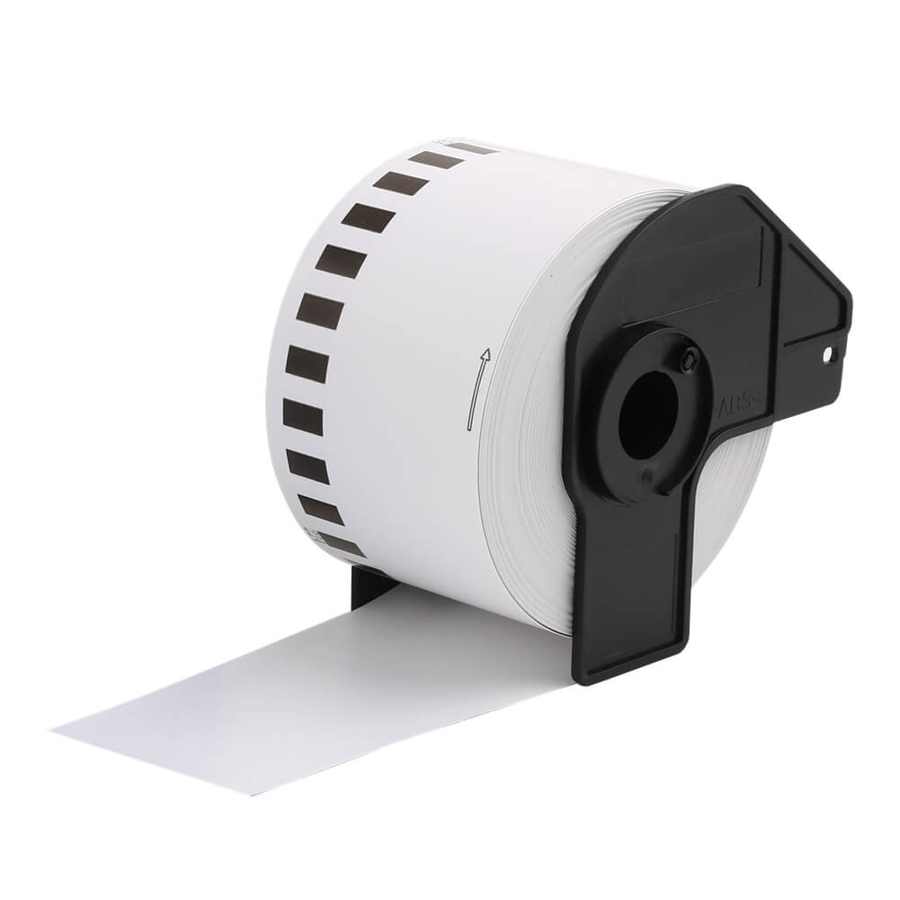 Dkn55224 Ikke-klæbende Kontinuerlige Papiretiketter   4cm   30 5m Kompatibel Brother Dkn55224