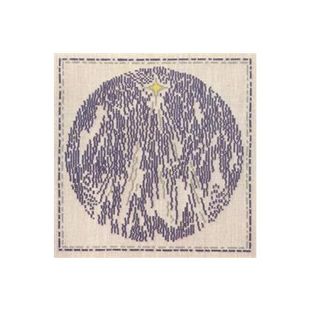Dronningens Broderi Broderikit Dansk Vejr December 24   24 Cm Design Af Dronning Margrethe Ii