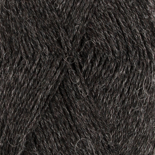 Drops Nord 06 Mørkegrå Mix  Uldgarn Alpacagarn  Fra Drops Design