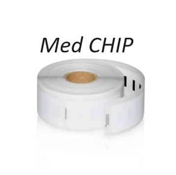 Dymo 11352 Adresseetiketter Med Chip- 500 Stk 25   54mm Kompatibel S0722520