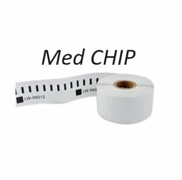 Dymo 99012 Adresseetiketter Med Chip 260 Stk 89   36mm Kompatibel S0722400