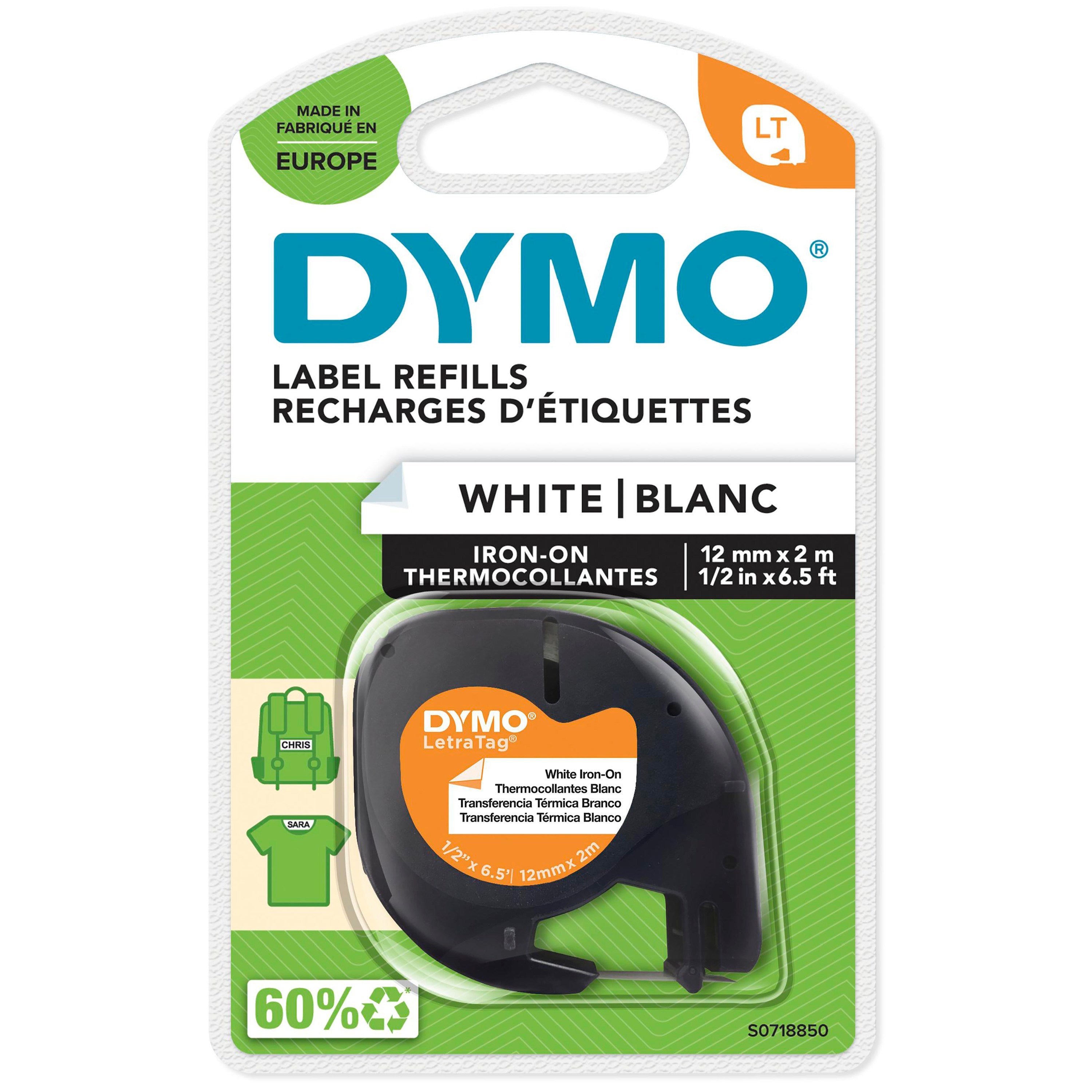 Dymo Letratag  Stryg-på-tape