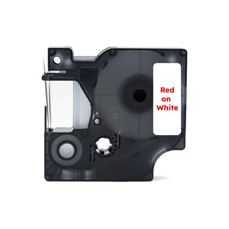 Dymo 53715 Rød På Hvid Standardtape 24mm   7m Kompatibel S0720950