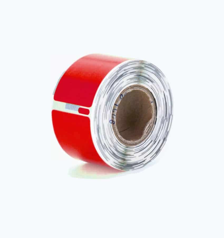 Dymo 99010 Røde Forsendelse Etiketter  89   28mm 130 Stk  Kompatibel  S0722370