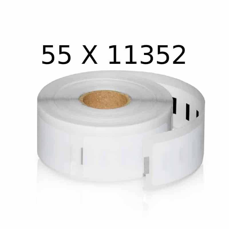 Dymo 55 Stk 11352 Adresseetiketter 55   500 Stk 25   54mm Kompatibel S0722520