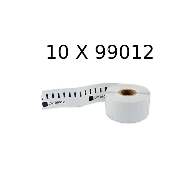 Dymo 10 Stk 99012 Adresseetiketter 10   260 Stk 89   36mm Kompatibel S0722400
