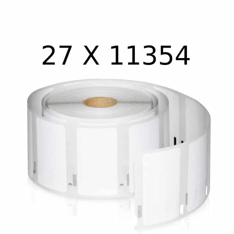 Dymo 27 Stk 11354 Universaletiketter 27   1000 Stk 57   32mm Kompatibel S0722540