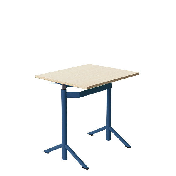 Elevbord Atlas 1132  700x600mm  Eg Højtrykslaminat  Blåt Stel