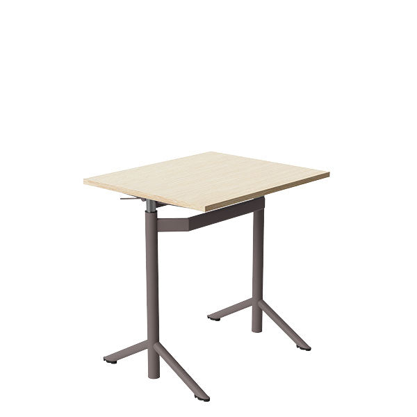 Elevbord Atlas 1132  700x600mm  Eg Højtrykslaminat  Gråt Stel