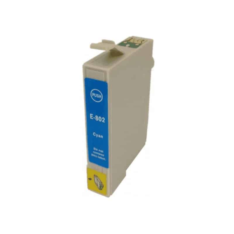 Epson 802 Cyan Blækpatron 12 Ml C13t08024011 Kompatibel