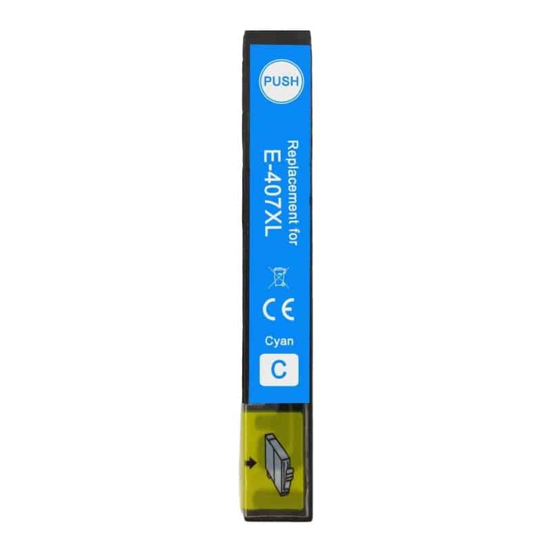 Epson 407  Cyan Blækpatron 27 Ml C13t07u240 Uoriginal