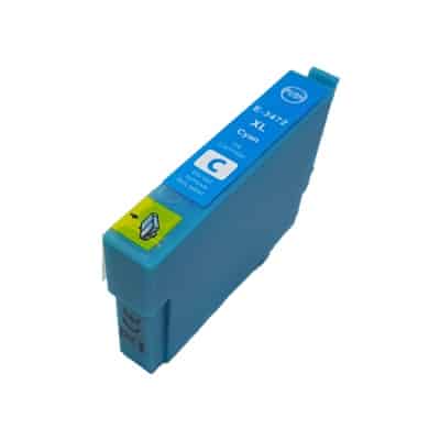 Epson 34  Cyan Blækpatron 17ml Kompatibel C13t34724010