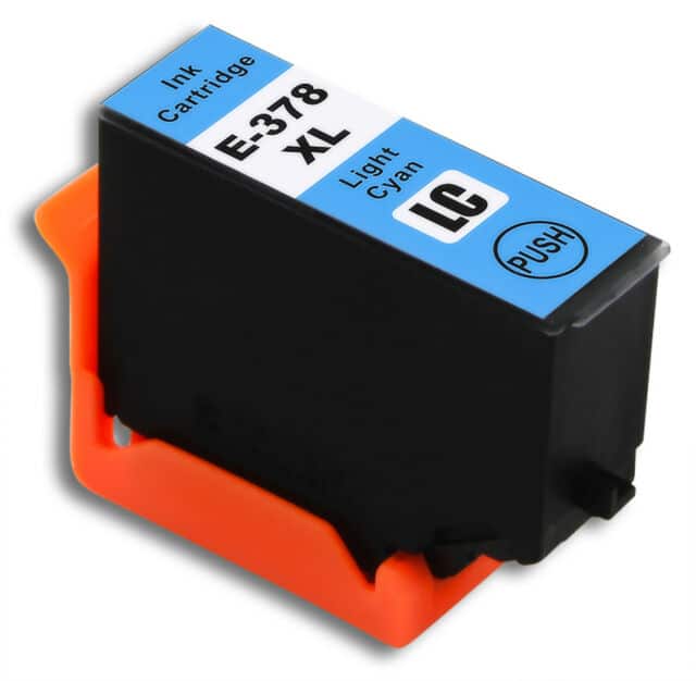 Epson 378  Lys Cyan Blækpatron 13   Ml Uoriginal C13t37954010
