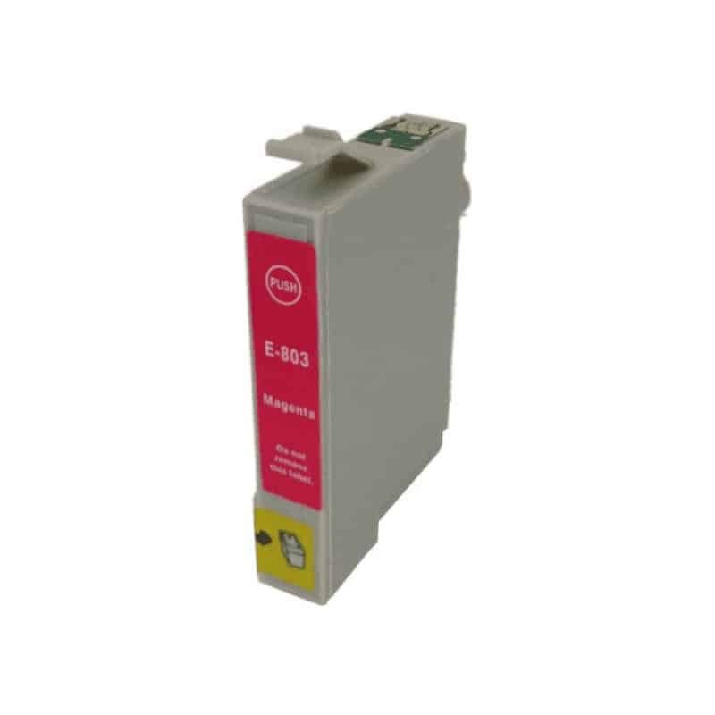 Epson 803 Magenta Blækpatron 12 Ml C13t08034011 Kompatibel