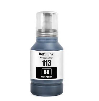 Epson 113 Sort Blækrefill 130 Ml Kompatibel C13t06b140