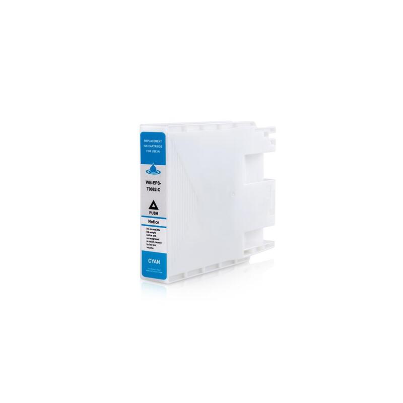 Epson  T9082 Cyan Blækpatron   000 Sider Kompatibel C13t908240