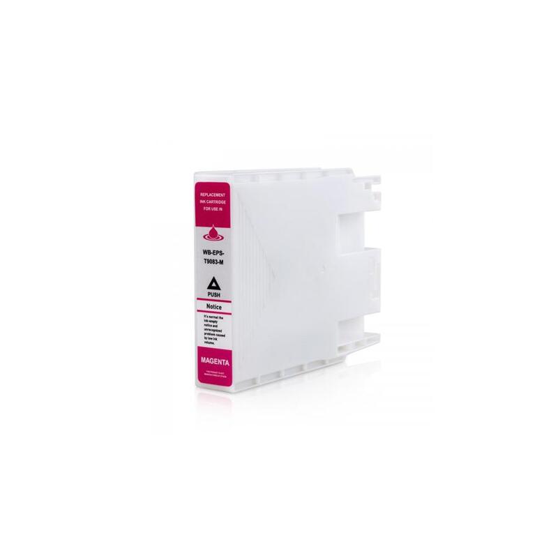 Epson  T9083 Magenta Blækpatron   000 Sider Kompatibel C13t908340