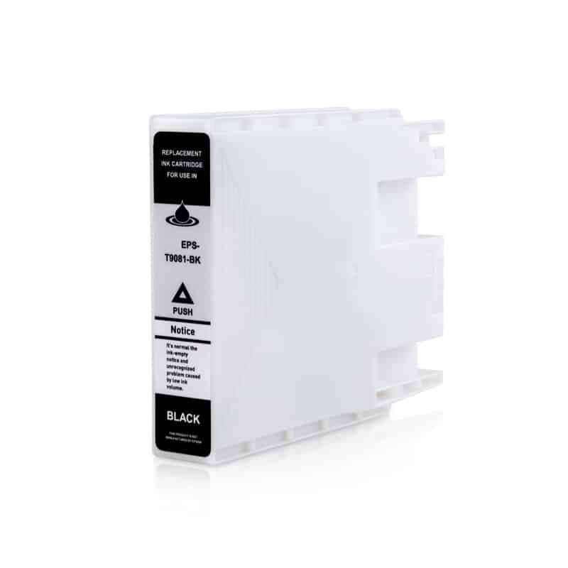 Epson  T9081 Sort Blækpatron   000 Sider Kompatibel C13t908140