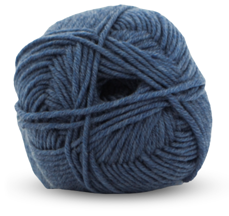 Extrafine Merino 120  Meleret Jeansblå  50    Nr  1944