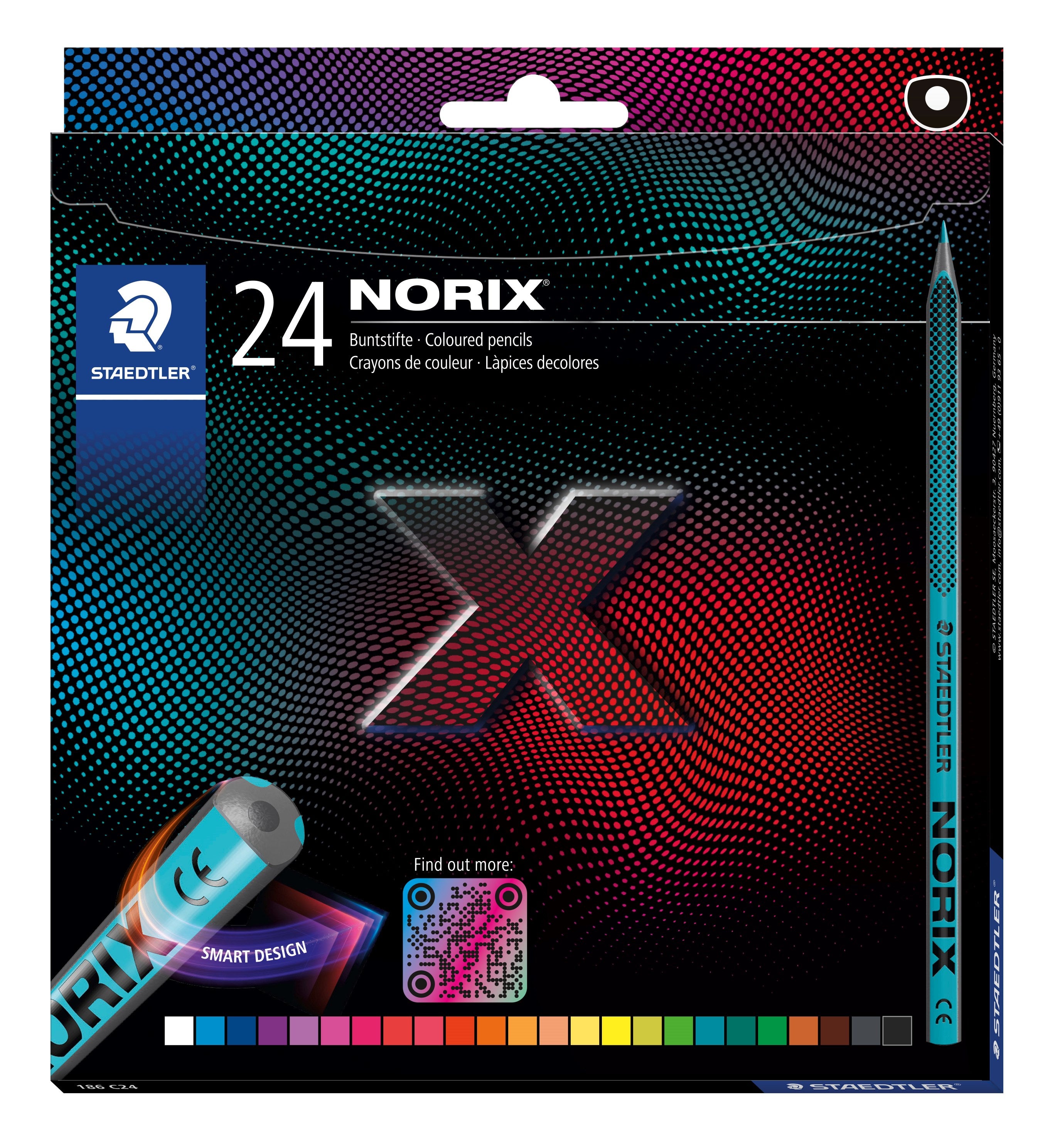Farveblyant Norix Ass  24