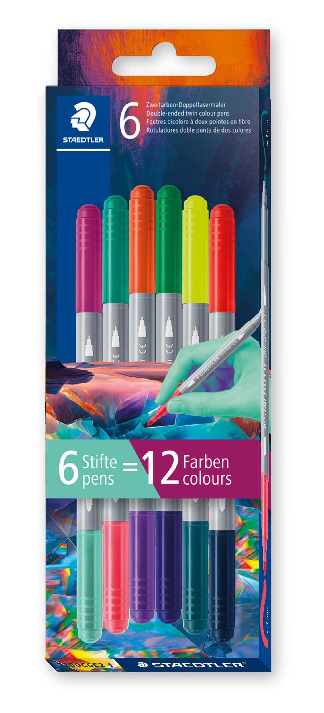Fiberpen Duo Tusser Ass Farver