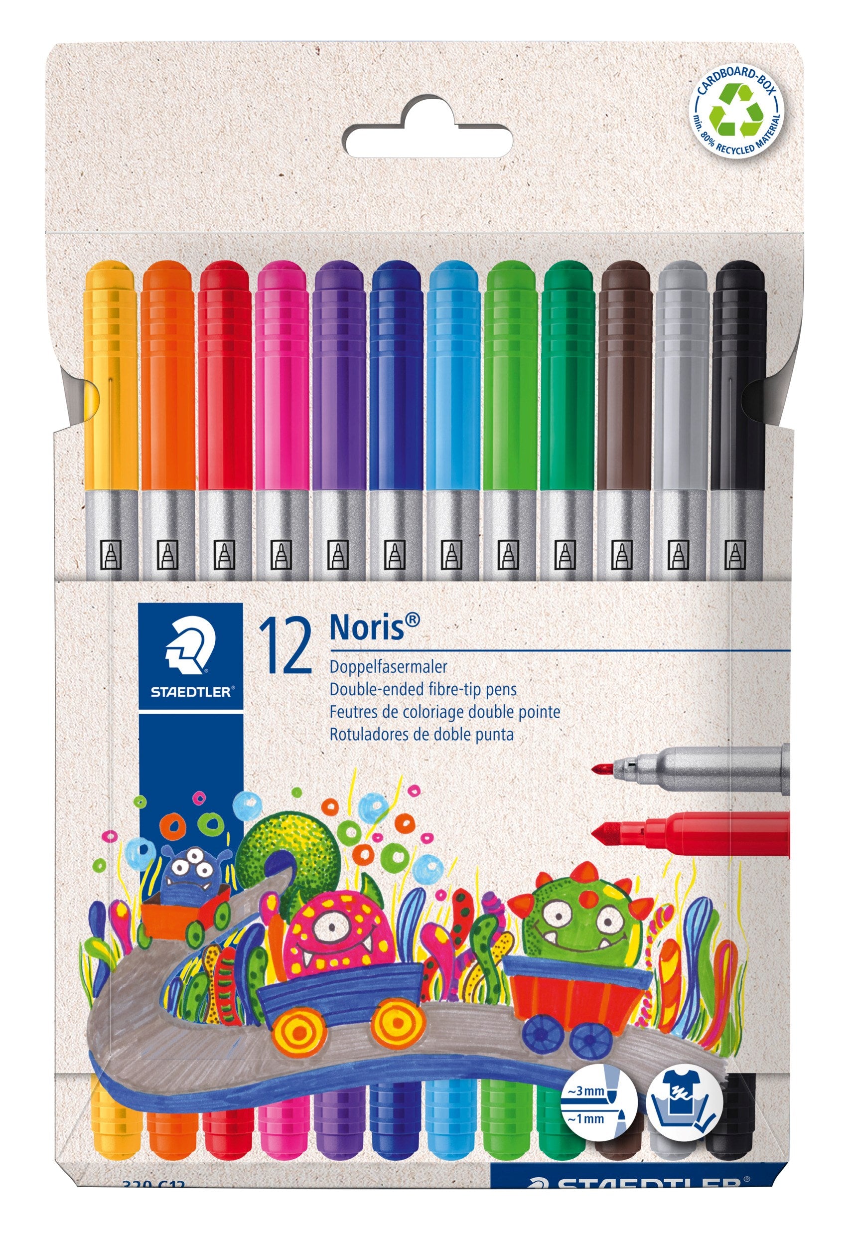 Fiberpen Noris Duo Ass  12