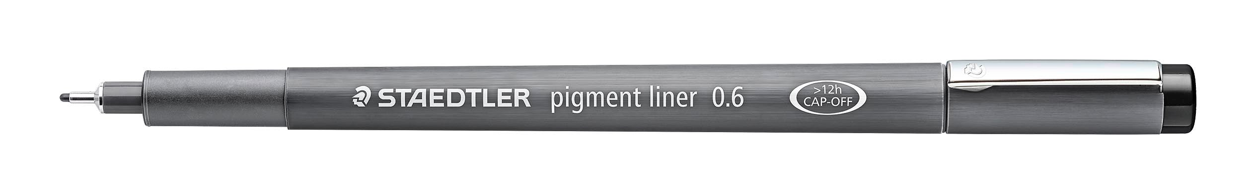 Fineliner Pigment Liner   6mm Sort
