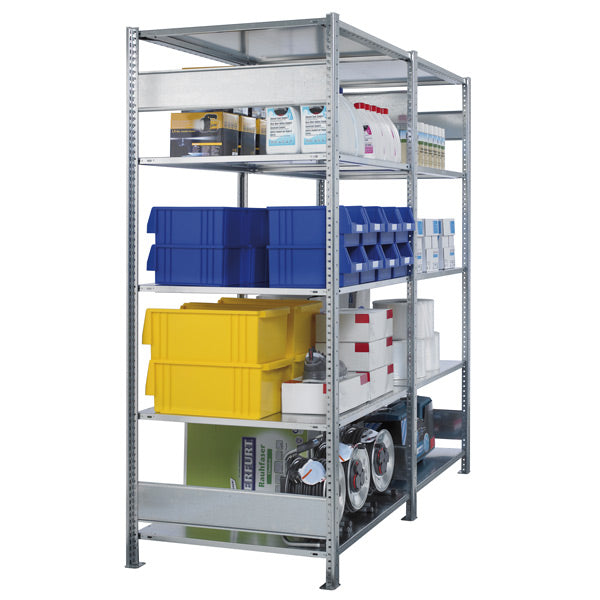 Følgesektion Boltless Lagerreol  Bjælker 3000x750x400 250 Kg Hylde