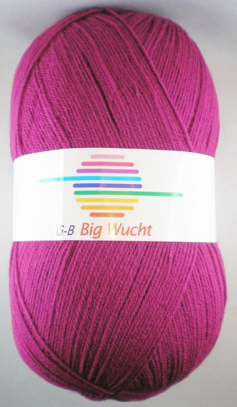 -  Big Wucht 2240 Fuchsia  Akrylgarn  Fra  -  Garn