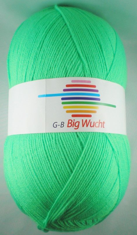 -  Big Wucht 1449 Neongrøn  Akrylgarn  Fra  -  Garn
